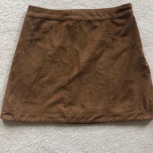 Abercrombie and Fitch Faux Suede Skirt